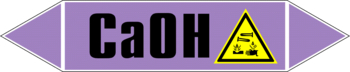 Маркировка трубопровода "ca(oh)" (a06, пленка, 716х148 мм)" - Маркировка трубопроводов - Маркировки трубопроводов "ЩЕЛОЧЬ" - Магазин охраны труда ohranatruda-shop.ru