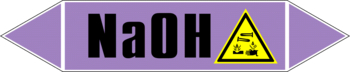 Маркировка трубопровода "na(oh)" (a07, пленка, 252х52 мм)" - Маркировка трубопроводов - Маркировки трубопроводов "ЩЕЛОЧЬ" - Магазин охраны труда ohranatruda-shop.ru