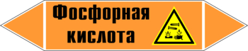 Маркировка трубопровода "фосфорная кислота" (k08, пленка, 507х105 мм)" - Маркировка трубопроводов - Маркировки трубопроводов "КИСЛОТА" - Магазин охраны труда ohranatruda-shop.ru