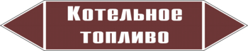 Маркировка трубопровода "котельное топливо" (пленка, 358х74 мм) - Маркировка трубопроводов - Маркировки трубопроводов "ЖИДКОСТЬ" - Магазин охраны труда ohranatruda-shop.ru